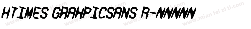 Xtimes Grahpicsans R字体转换